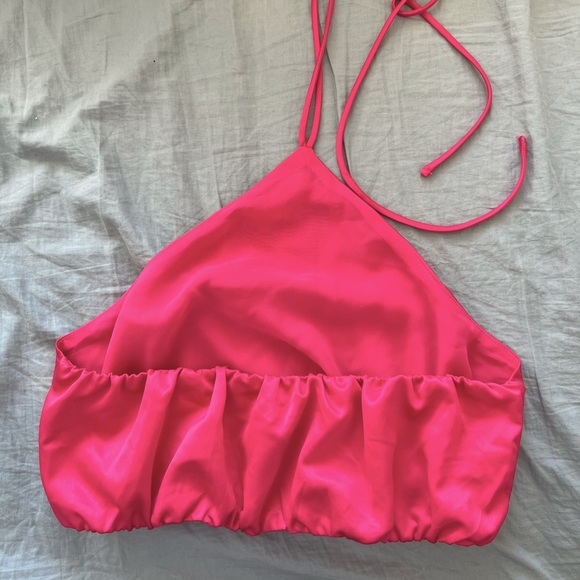 2 for 30)Pink satin cami in size extra small - Picture 2 of 8